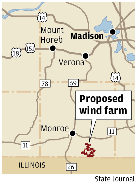 Proposed wind farm